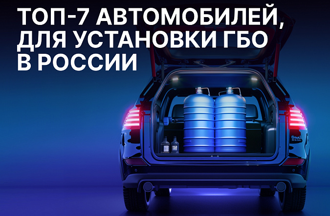 ТОП-7 автомобилей, подходящих для установки ГБО в России