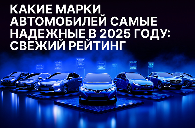 Какие марки автомобилей самые надежные в 2025 году: свежий рейтинг